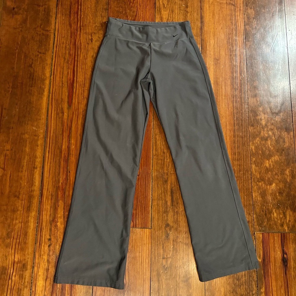 Nike Gray flare athletic pants